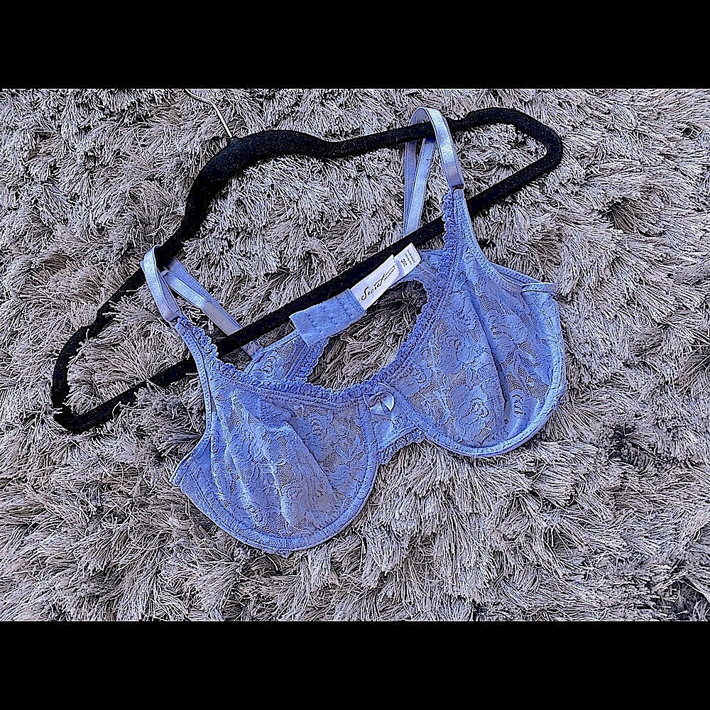 Baby Blue Lace Bra